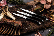 Grillknivar Laguiole Black SET 6 SdV