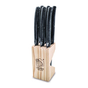 Grillknivar Laguiole Black Stonewash SET 6 SdV