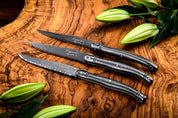 Grillknivar Laguiole Black Stonewash SET 6 SdV