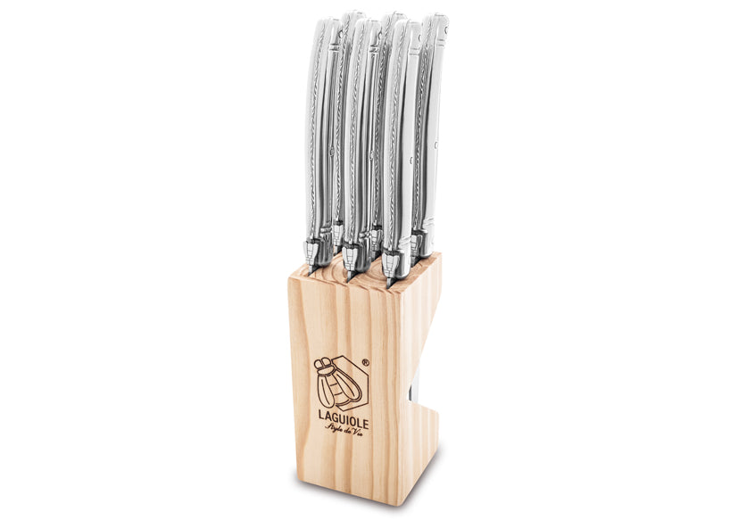 Grillknivar Laguiole Stainless steel SET 6 SdV