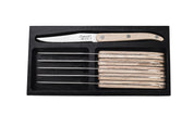 Grillknivar Laguiole Oak Wood tandad SET 6 SdV