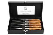 Grillknivar Laguiole Olive wood SET 6 SdV