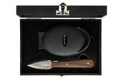 Ostronkniv Laguiole Wenge Black Stonewash SET SdV