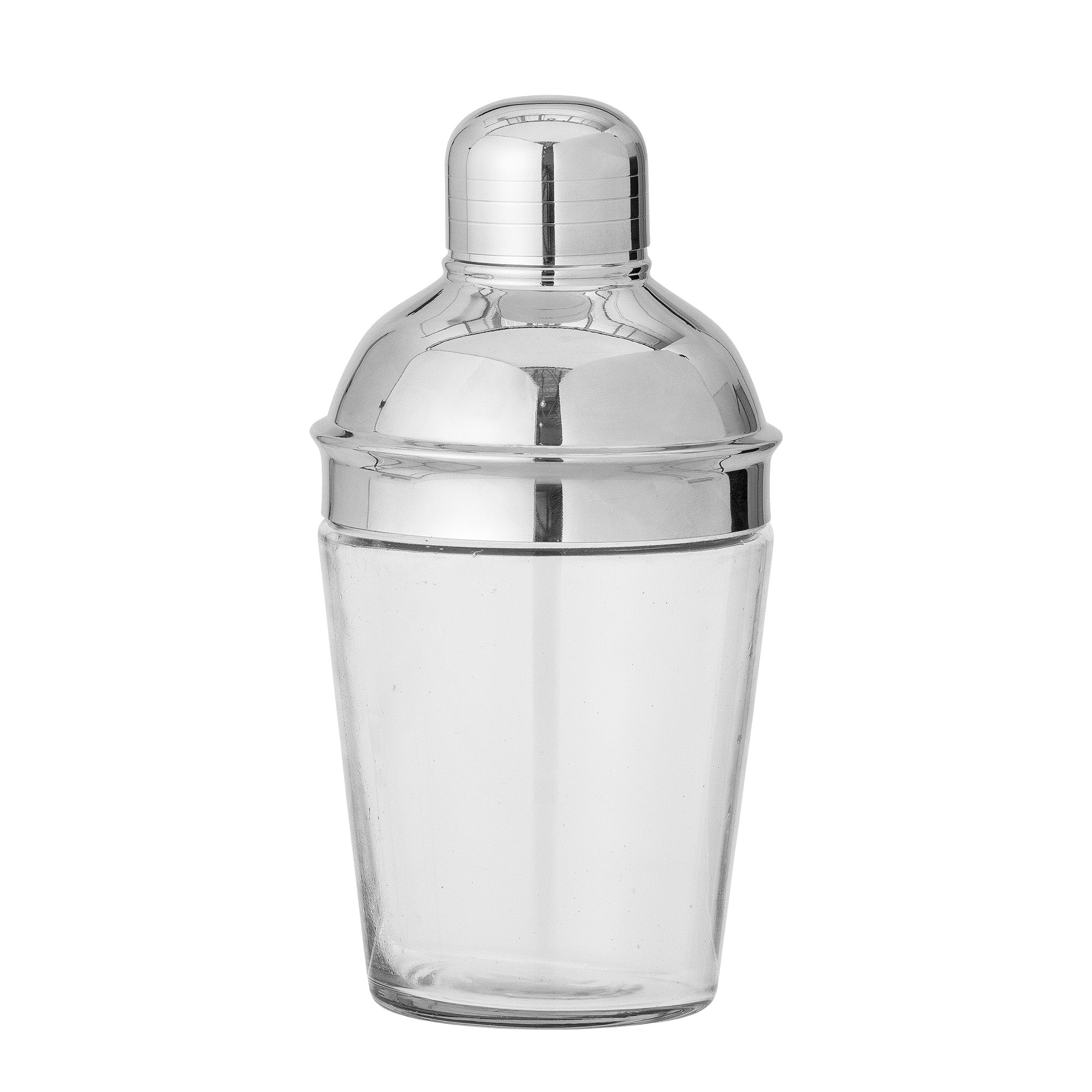 Cocktailshaker, silver, återvunnet glas