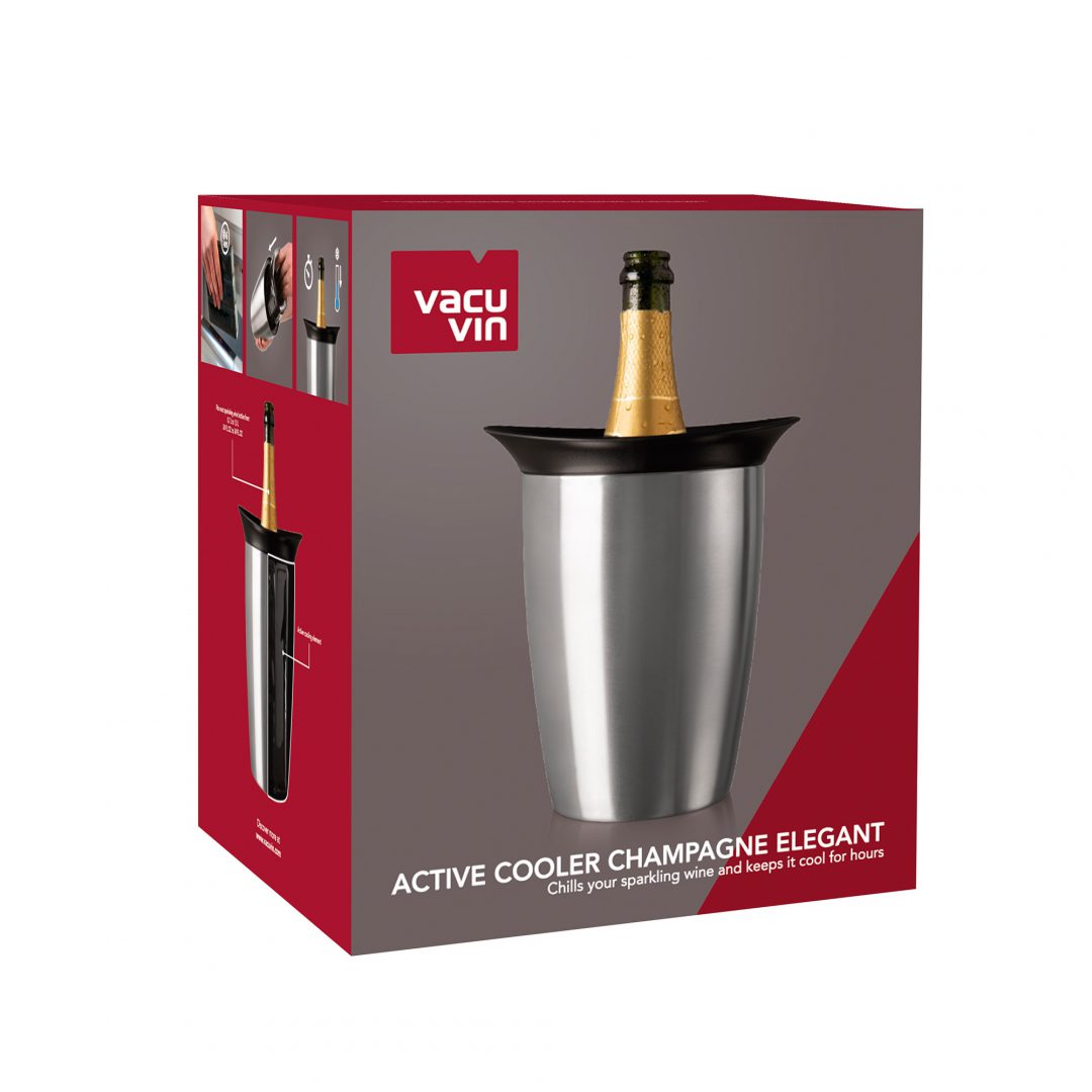 Active Champagne Cooler Elegant Vacuvin